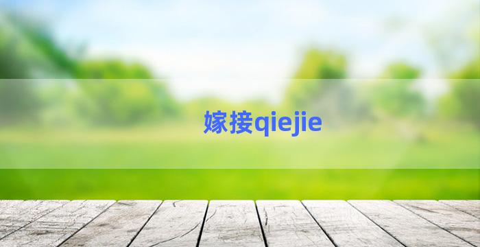 嫁接qiejie